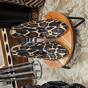 Antonio Melani animal print booties